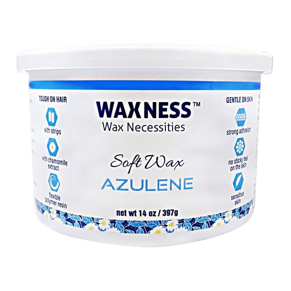 Wax Necessities Cera suave Waxness Azulene 14 onzas