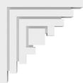 thumbnail image 3 of 3 1/2"W x 12"D x 12"H Standard Landon Architectural Grade PVC Bracket, 3 of 5