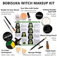 thumbnail image 2 of Kit de maquillaje BOBISUKA Halloween Green Witch con pintura facial, 2 of 8
