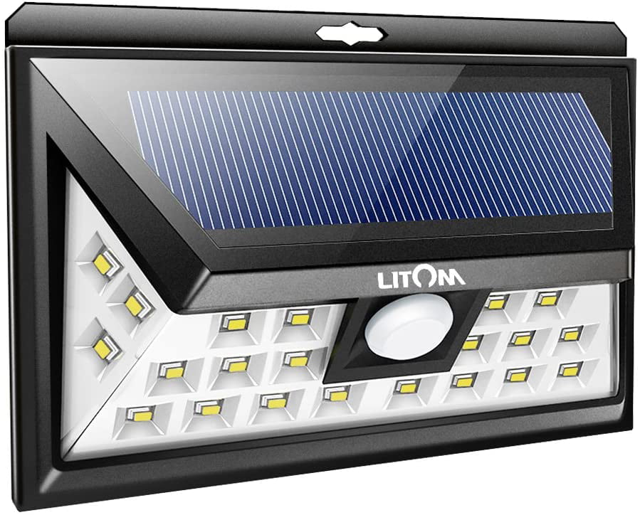 Litom 24 Led Outdoor Motion Sensor, Best Outdoor Solar Led Motion Sensor Light