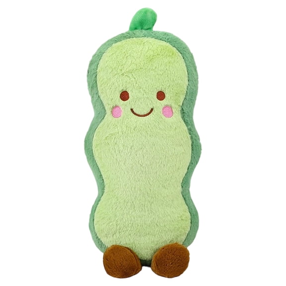 Bisitoy Pea Pod Plush Pillow Cute Plant Stuffed Animal Soft Plush Toys (B)