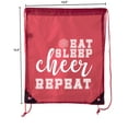 thumbnail image 2 of Cheer Bags, Pom Pom and Cheerleader drawstring Backpacks, Cheerleader Team bags, 2 of 2