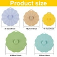 thumbnail image 7 of NUAHRHY 5Pcs Silicone Lid Set Heat Resistant Silicone Bowl Covers Reusable Silicone Suction Lids 4/6/8/10/12inch Dustproof Flexible Bowl Lids for Cups Pots Pans Oven Fridge Kitchen, 7 of 7