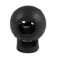 thumbnail image 3 of 400 Piece Cord Stopper DIY Black Plastic Connector Cord Lock Stopper Switch Cover,400 x Cord Lock Stopper switch surfaces,Black, 3 of 8