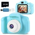 thumbnail image 1 of Cámara para niños Cámaras digitales para niños Videocámara Cámara para niños pequeños oso de fresa Hogar, 1 of 5