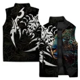 thumbnail image 5 of Ropa de hombre moderna y cómoda con estampado de tigre elegante que te mantiene abrigado y a raya el frío Chalecos de viento frío para hombres Chalecos para hombre, 5 of 5