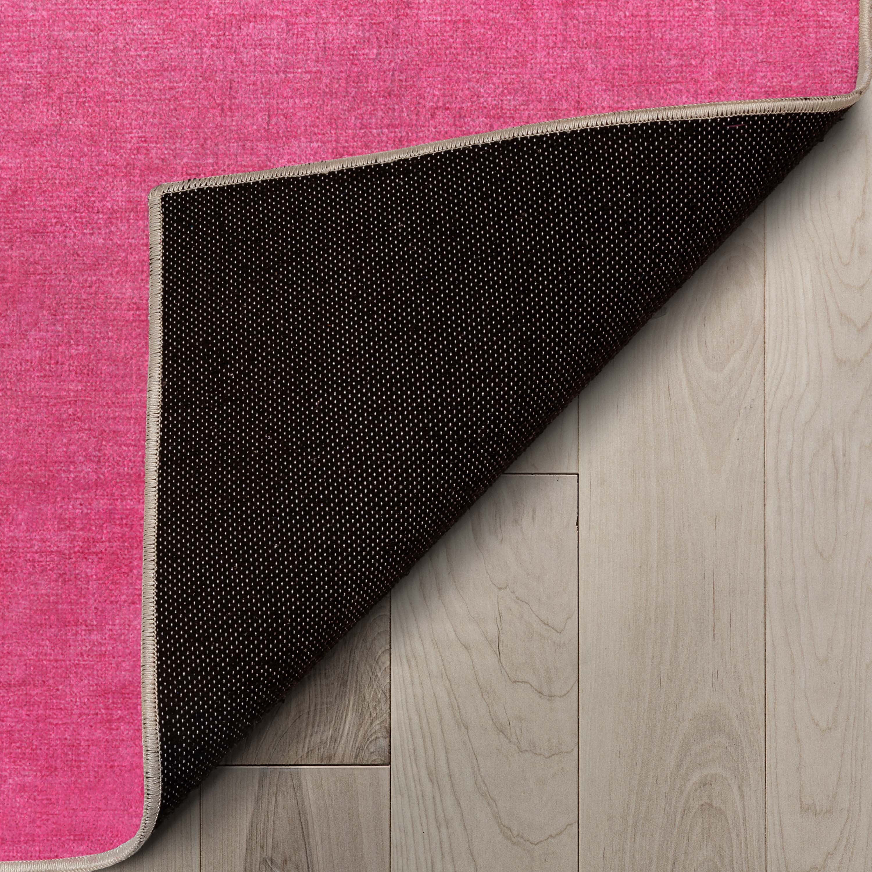 Well Woven Apollo Ombre Modern Pink Flat Pile Easy to Clean 3'3" x 5' Area Rug for Living Room Dining Room Bedroom and Kitchen