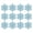 Mint Green, variant on 12 Pcs Glitter Hollow Snowflake Ornaments for Christmas Tree Window Wall Winter Wonderland Hanging Decorations Plastic Snowflake Pendants 3.93 Inch