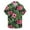 Multicolor3, variant on AHTJRT Men's Casual Button-Down Shirt Hibiscus Watercolor Summer Pool Days Multicolor M