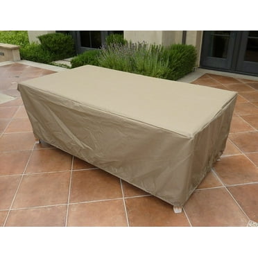 Covered Living Rectangular or Oval Table Cover 84"L X 44"W X 25"H