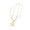 pink white, variant on Modern Polymer Sea Star Statement Necklace With Adjustable Chain Accessory For Casual And Formal