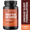 Havasu Night Time Fat Burner with Sleep Support | Appetite Suppressant Pills with Apigenin, 50mg, 120ct