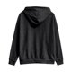 thumbnail image 4 of MHFRRA Sudadera con Capucha y Cremallera de Un Cuarto de Manga Larga con Bolsillo Frontal Tipo Cangurera para Uso Deportivo Informal Al Aire Libre, Tela Ligera y Cómoda Negro, 4 of 4