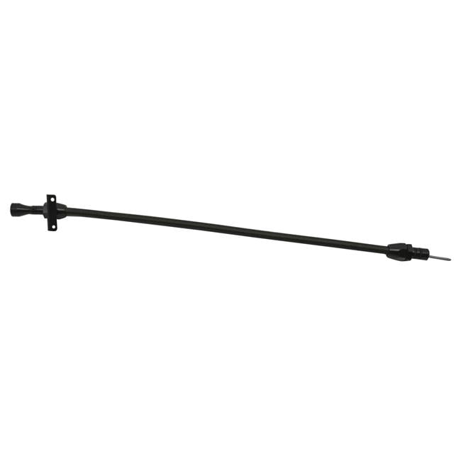 Stainless Gm 700r4 Firewall Mount Flexible Transmission Dipstick - Bla