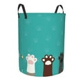 thumbnail image 2 of Daiia cute Cat Paw And Dog Laundry Hamper With Handles Large Storage Basket/Toy Organizer/Dirty Clothes Collapsible Waterproof For College Dorms, Bedroom,Bathroom, 2 of 8