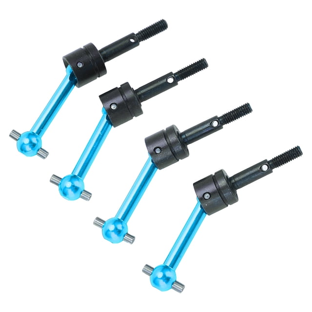 Eje de transmisión cvd, 4 Pias de Eje de Transmisión Universal de Metal Cvd 70 mm Piegas de Actarización de Coche Tamiya TT02 1/10 RC