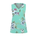 thumbnail image 4 of Blusa sin mangas con cuello en V y estampado informal a la moda para mujer Pompotops  lopia998388, 4 of 5