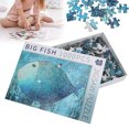 thumbnail image 4 of Jigsaw Toy, 75X50Cm Jigsaw Puzzle, Relax Enjoy For Children Kids Big Fish, 4 of 8