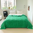 thumbnail image 1 of Double Soccer Grid Blanket Tower Velvet & Velvet Thickened For Warmth, 1 of 9