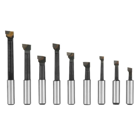 

Boring Bar Set 12mm Handle Durable Boring Bar 9Pcs Carbide Tipped Bars For Boring Tool