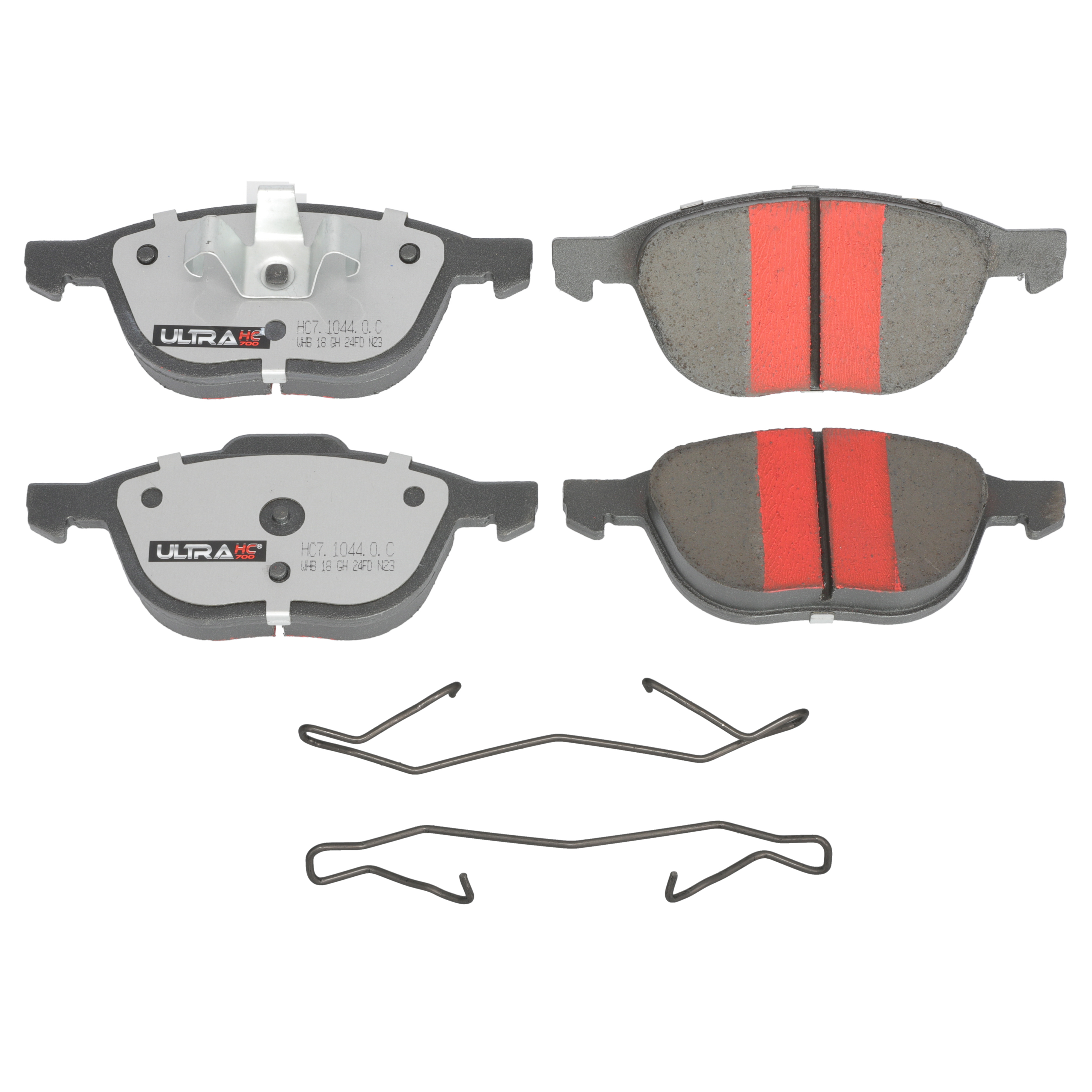 UltraHC 700 Brake Pad Set, Front HC7.1044.0.C, Ford Focus 2007-2004