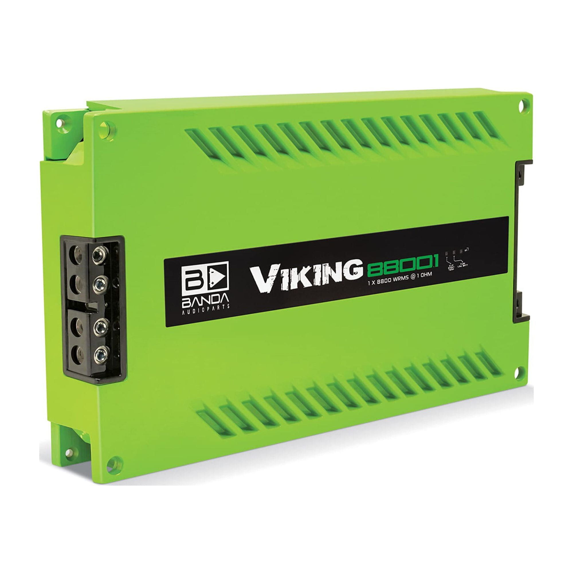 Banda VIKING8800.1GREE Mono Amplifier, 8000W 1 Ohm Car Audio for