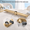 Linear Shower Floor Drain Brushed 28 Inch 304 Stainless Steel Bathroom ...