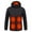 Black, variant on KIHOUT Fall and Winter Plus Size Outdoor Warm Clothing Heated for Riding Skiing Fishing Charging Via Heated Coat S-6XL