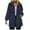 A127-Navy, variant on Women's Plus Size Lightweight Jacket Anorak Utility Drawstring Waist Casual Jackets with Pockets 2025 Outfits(White,XXXXL)