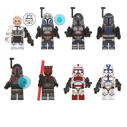 8 Pcs Action Figures Building Blocks Toys Set, Collectible 1.77 Inchs Minifigures Building Kits Awesome Gift for Kids Fans of the Character Building Toys