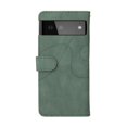 thumbnail image 5 of Case for Google Pixel 6 Leather Wallet Book Flip Folio Stand View Cover - Green, 5 of 5