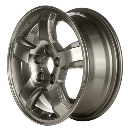 Aftermarket 2006-2008 Honda Pilot 16x6.5 Alloy Wheel, Rim Dark Charcoal Painted with Machined Face - 63903