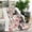 Dachshund and Flower, variant on Dachshund and Flower Blanket,Comfortable Soft Flannel Throw Blanket,All Season,Warm Lightweight Blankets for Sofa Bed Couch Living Room Chair,30"x40"(80x100cm)