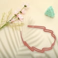 thumbnail image 6 of Unique Bargains 1 Pc Cute Frosted Diagonal Square Headbands for Women Orange, 6 of 6