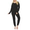 thumbnail image 2 of Isotoner Women’s Long Sleeve Top and Jogger Pant Lounge Set, 2 of 3