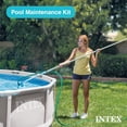thumbnail image 3 of Intex: Pool Cleaning Maintenance Kit - Blue, 94" Telescoping Aluminum Pole, Vacuum Head, Surface Skimmer, Accessories For Above Ground Swimming Pools, 3 of 9