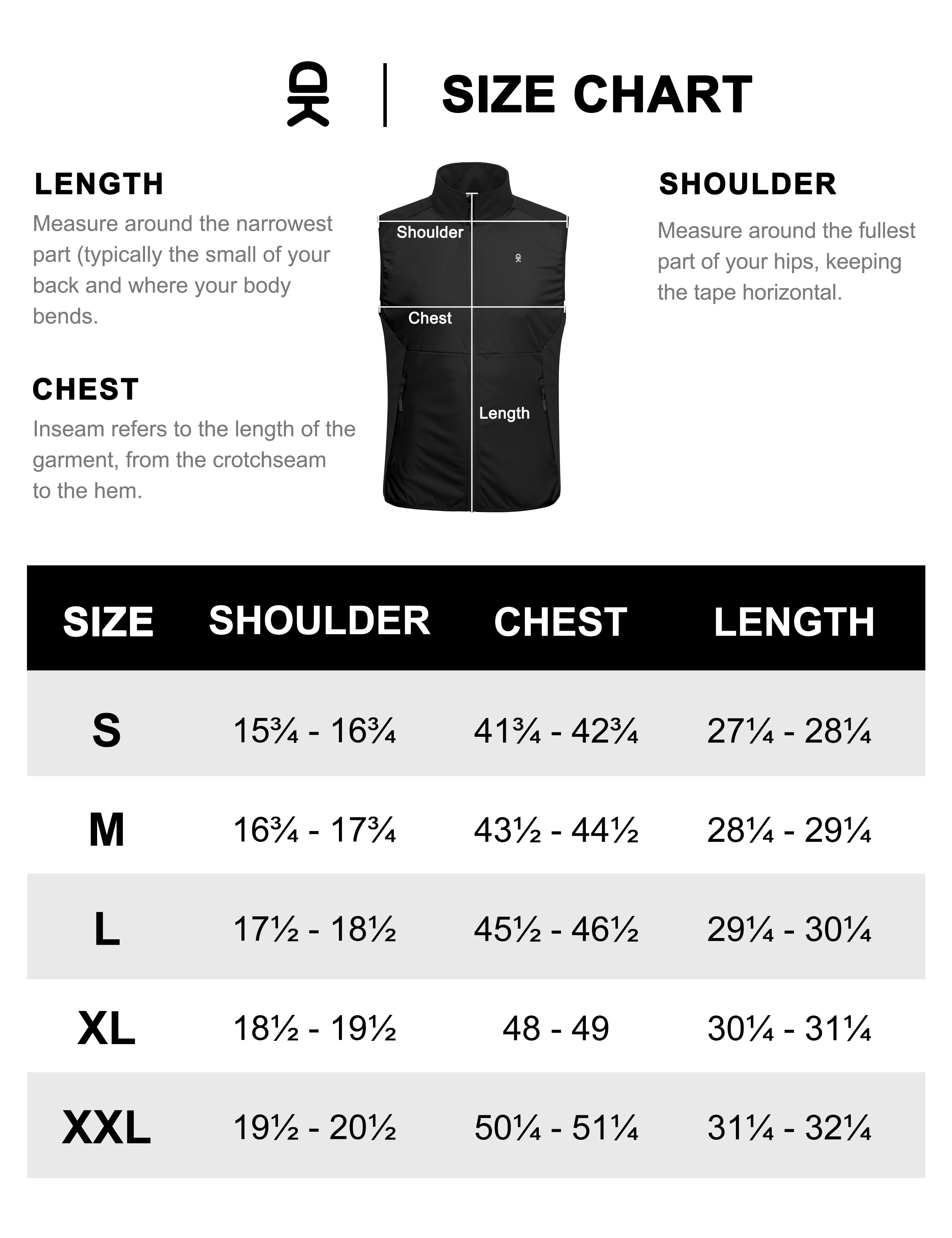 Little Donkey Andy Men's Water-resistant Outerwear Vests, Stretch Windproof Vest for Cycling, Running, Golf (Black S)