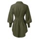 thumbnail image 5 of Falda camisera asimétrica con manga informal para mujer: vestido ligero para todas las estaciones, versátil para la oficina o una fiesta, estilo informal y moderno., 5 of 5