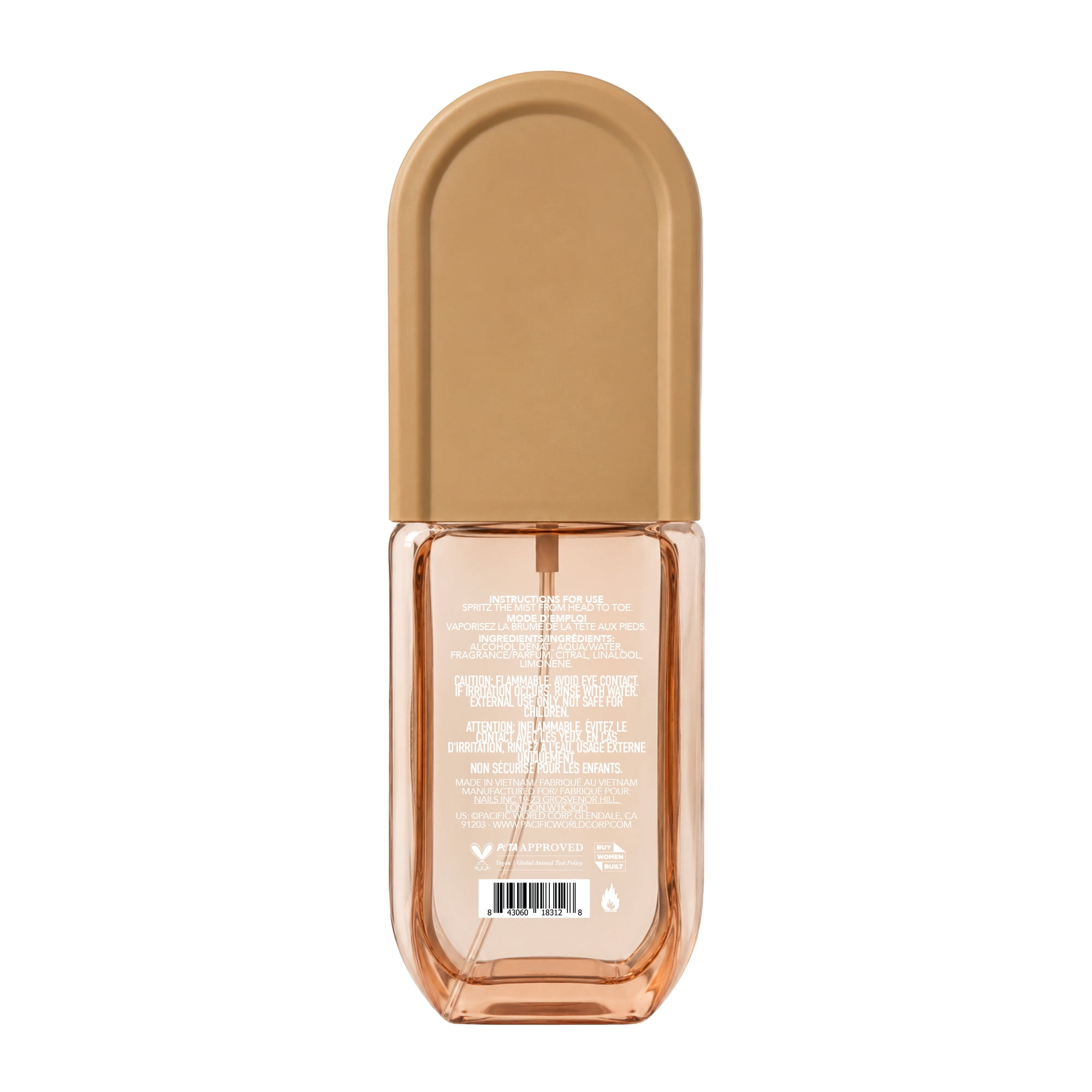 HOLLER Luxe Collective Inc. Scent 33 Sandalwood & Amber Body Mist, 5.07 fl oz