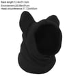 thumbnail image 3 of Winter Dog Hat Fleece Pullover | Adjustable Warm Pet Hat for Small & Medium Dogs | Soft Polyester, Solid Black/Red/Blue | Cozy Outdoor Protection, Lightweight, Durable, Cute Embroidery, 3 of 6