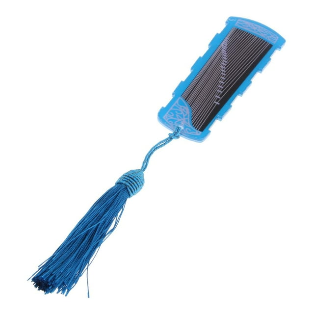 1 pieza Guzheng Nail Pick Tape Adhesive Card Storage Tool Blue Azul shamjiam Tarjeta de uñas china Zither