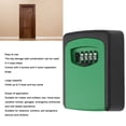 thumbnail image 4 of Key Lock Box, Waterproof Aluminum Alloy Wall Mount Combination Lock Box Rustproof  For Indoor Silver Gray,Green, 4 of 8