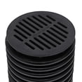 thumbnail image 4 of Cubierta de rejilla NDS 40 para tubos de desagüe de 15 cm, de plástico negro, 4 of 5