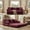Wine Red, variant on 35" High Back Folding Sleeper Sofa, Convertible Floor Couch Bed with Rounded Arm Supports, All-Foam Lounge Sofa for Living Room, Office, Dorm