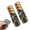 thumbnail image 4 of ANGGREK Car Indicator Bulb,2PCS Car Indicator Bulb Colorful Remote Controll Light With Blasting Flash RGB Universal For Vehicles,LED Flash Strobe, 4 of 8