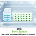 thumbnail image 5 of UPITOR Ice Cube Tray,4 Pack Silicone Ice Cube Trays with Removable Lid – Flexible and Effortless Release,Easy-Release Flexible 14-cube Ice Trays for Freezer, Cocktail (2 Blue + 2 Green), 5 of 7