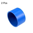 thumbnail image 3 of Unique Bargains 63mm PVC Pipe Cap Fitting, Slip End Caps DWV(Drain Waste Vent) Blue 2 Pcs, 3 of 3