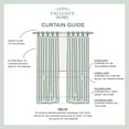 thumbnail image 7 of Exclusive Home Curtains Loha Linen Braided Tab Top Curtain Panel Pair, 54x 63, Dove Grey, 7 of 7