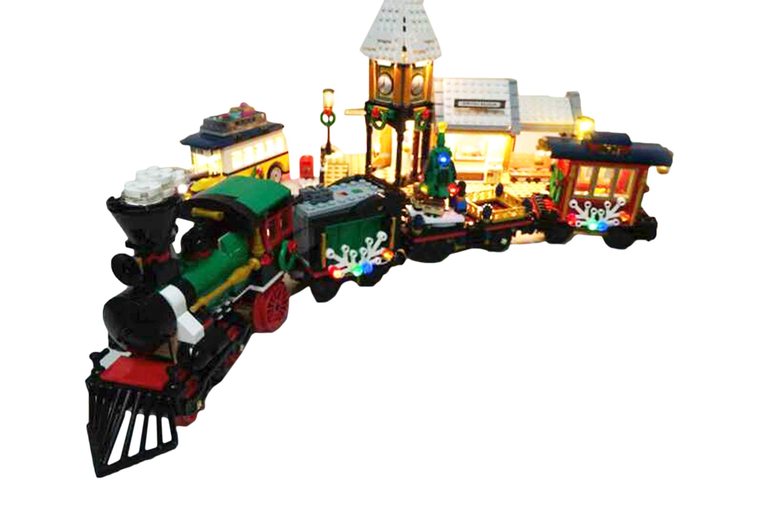 Brick Loot Winter Holiday Train Lighting Kit for Your Lego Set 10254 Lego Set NOT Included - Walmart.com - Walmart.com