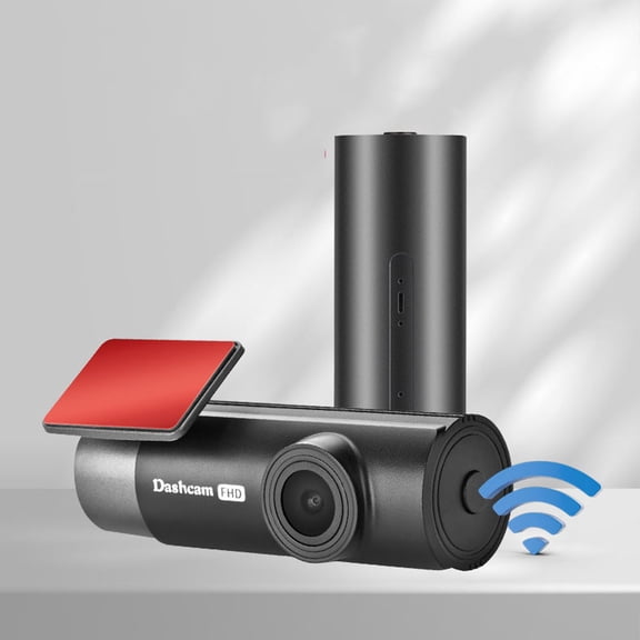 Eespoir High Definition Driving Recorder, Interconnected Parking Monitoring Recorder, Hidden Vehicle Mounted Dash Cam, for Safety, Security, Night Vision(A)